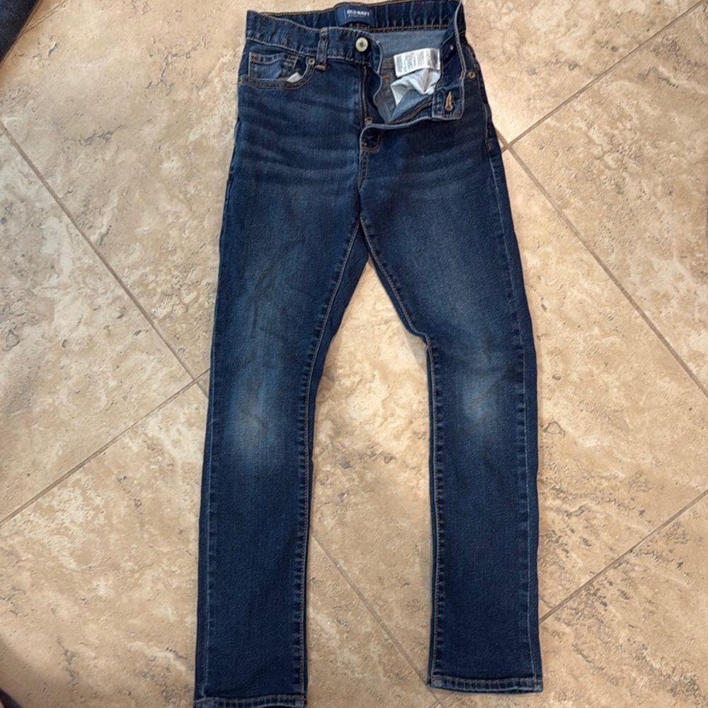 Old navy size 12 slim boys  Skinny Jeans with Vintage Fading